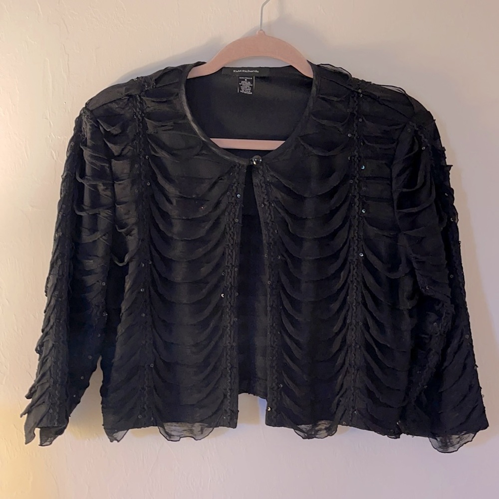 R&M Richards evening over the dress jacket size S